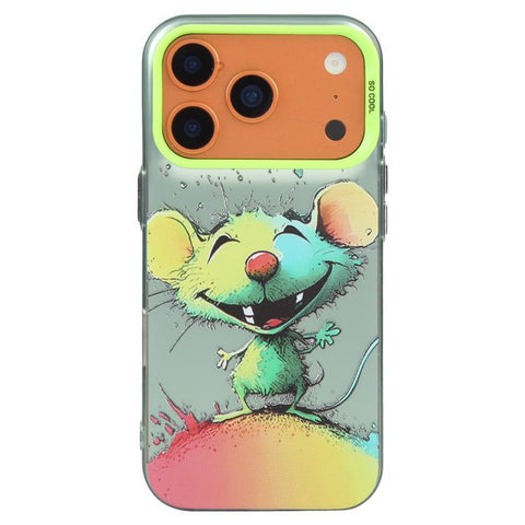 Animal Pattern Oil Painting Series PC + TPU Phone Case, For iPhone 18 Pro Max/17 Pro Max