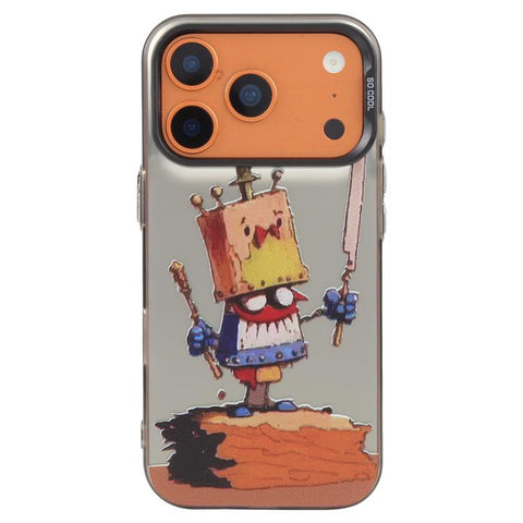 Animal Pattern Oil Painting Series PC + TPU Phone Case, For iPhone 18 Pro Max/17 Pro Max