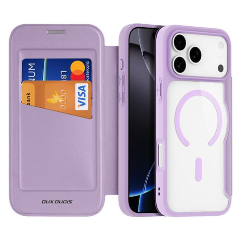 DUX DUCIS Skin X Pro Series Magsafe PC + TPU Phone Leather Case, For iPhone 18 Pro / 17 Pro, For iPhone 18 Pro Max / 17 Pro Max, For iPhone 17, For iPhone 17 Air, For iPhone 16 Pro Max, For iPhone 16 Pro, For iPhone 16 Plus, For iPhone 16              ...
