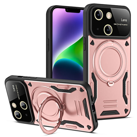 Large Window MagSafe Holder Phone Case, For iPhone 14 Plus, For iPhone 14, For iPhone 14 Pro, For iPhone 14 Pro Max, For iPhone 13 Pro Max, For iPhone 13 Pro, For iPhone 13, For iPhone 12