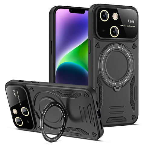Large Window MagSafe Holder Phone Case, For iPhone 14 Plus, For iPhone 14, For iPhone 14 Pro, For iPhone 14 Pro Max, For iPhone 13 Pro Max, For iPhone 13 Pro, For iPhone 13, For iPhone 12