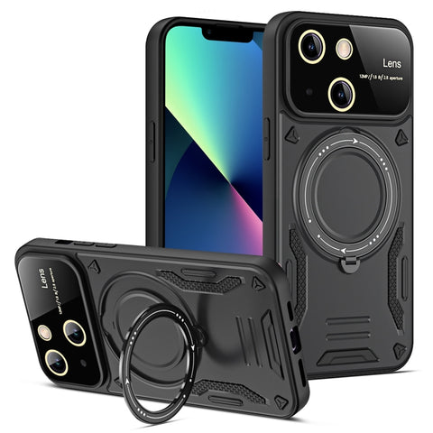 Large Window MagSafe Holder Phone Case, For iPhone 14 Plus, For iPhone 14, For iPhone 14 Pro, For iPhone 14 Pro Max, For iPhone 13 Pro Max, For iPhone 13 Pro, For iPhone 13, For iPhone 12