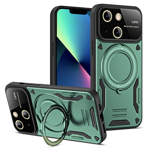 Large Window MagSafe Holder Phone Case, For iPhone 14 Plus, For iPhone 14, For iPhone 14 Pro, For iPhone 14 Pro Max, For iPhone 13 Pro Max, For iPhone 13 Pro, For iPhone 13, For iPhone 12