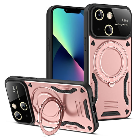 Large Window MagSafe Holder Phone Case, For iPhone 14 Plus, For iPhone 14, For iPhone 14 Pro, For iPhone 14 Pro Max, For iPhone 13 Pro Max, For iPhone 13 Pro, For iPhone 13, For iPhone 12