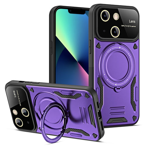 Large Window MagSafe Holder Phone Case, For iPhone 14 Plus, For iPhone 14, For iPhone 14 Pro, For iPhone 14 Pro Max, For iPhone 13 Pro Max, For iPhone 13 Pro, For iPhone 13, For iPhone 12
