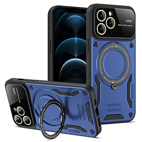 Large Window MagSafe Holder Phone Case, For iPhone 12 Pro Max, For iPhone 12 Pro, For iPhone 11 Pro Max, For iPhone 11, For iPhone 11 Pro