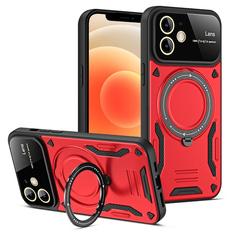 Large Window MagSafe Holder Phone Case, For iPhone 14 Plus, For iPhone 14, For iPhone 14 Pro, For iPhone 14 Pro Max, For iPhone 13 Pro Max, For iPhone 13 Pro, For iPhone 13, For iPhone 12