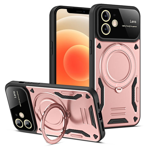 Large Window MagSafe Holder Phone Case, For iPhone 14 Plus, For iPhone 14, For iPhone 14 Pro, For iPhone 14 Pro Max, For iPhone 13 Pro Max, For iPhone 13 Pro, For iPhone 13, For iPhone 12