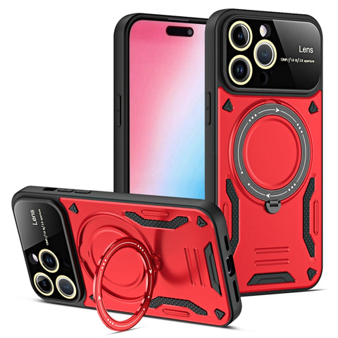 Large Window MagSafe Holder Phone Case, For iPhone 16 Pro Max, For iPhone 16 Pro, For iPhone 16 Plus, For iPhone 16, For iPhone 15 Pro Max, For iPhone 15 Pro, For iPhone 15 Plus, For iPhone 15
