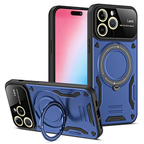 Large Window MagSafe Holder Phone Case, For iPhone 16 Pro Max, For iPhone 16 Pro, For iPhone 16 Plus, For iPhone 16, For iPhone 15 Pro Max, For iPhone 15 Pro, For iPhone 15 Plus, For iPhone 15