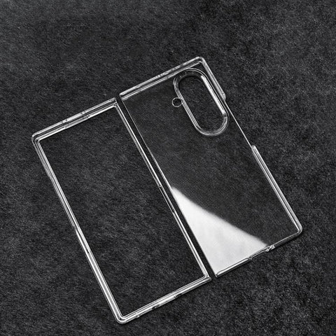 Transparent PC Shockproof Phone Case, For Samsung Galaxy Z Fold7 5G, For Samsung Galaxy Z Flip7 5G, For Samsung Galaxy Z Fold6, For Samsung Galaxy Z Fold5, For Samsung Galaxy Z Flip5, For Samsung Galaxy Z Fold4 5G, For Samsung Galaxy Z Flip4 5G