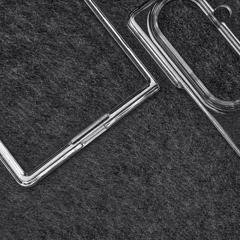 Transparent PC Shockproof Phone Case, For Samsung Galaxy Z Fold7 5G, For Samsung Galaxy Z Flip7 5G, For Samsung Galaxy Z Fold6, For Samsung Galaxy Z Fold5, For Samsung Galaxy Z Flip5, For Samsung Galaxy Z Fold4 5G, For Samsung Galaxy Z Flip4 5G