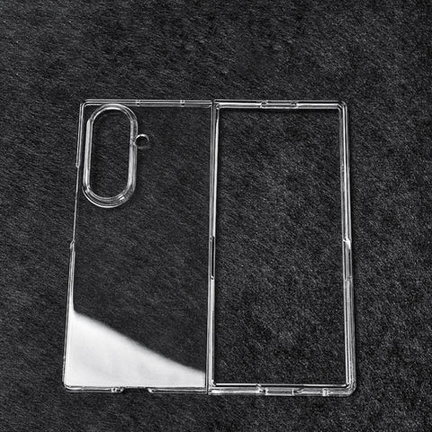 Transparent PC Shockproof Phone Case, For Samsung Galaxy Z Fold7 5G, For Samsung Galaxy Z Flip7 5G, For Samsung Galaxy Z Fold6, For Samsung Galaxy Z Fold5, For Samsung Galaxy Z Flip5, For Samsung Galaxy Z Fold4 5G, For Samsung Galaxy Z Flip4 5G
