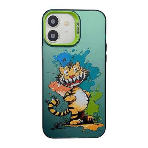 Cute Animal Pattern Series PC + TPU Phone Case, For iPhone 12 Pro, For iPhone 11
