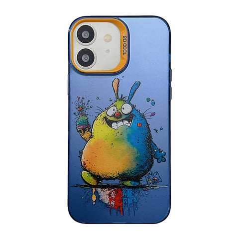 Cute Animal Pattern Series PC + TPU Phone Case, For iPhone 12 Pro, For iPhone 11