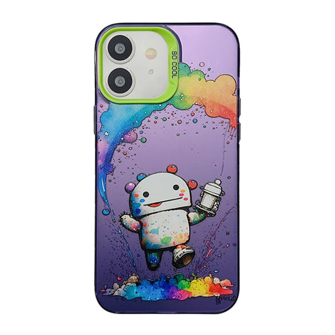 Cute Animal Pattern Series PC + TPU Phone Case, For iPhone 12 Pro, For iPhone 11