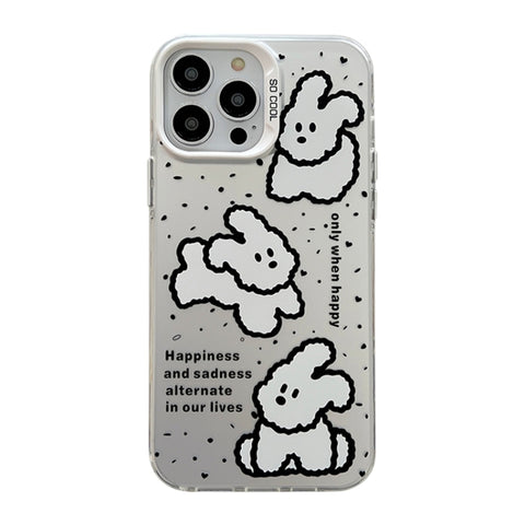 Cute Animal Pattern Series PC + TPU Phone Case, For iPhone 13 Pro, For iPhone 13, For iPhone 12, For iPhone 12 Pro Max