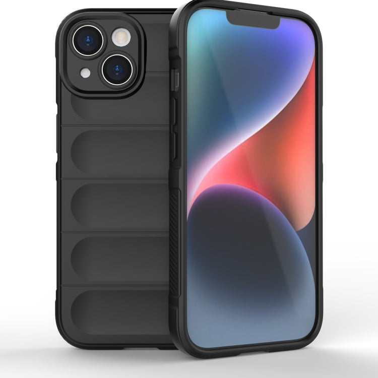 Magic Shield TPU + Flannel Phone Case, For iPhone 15