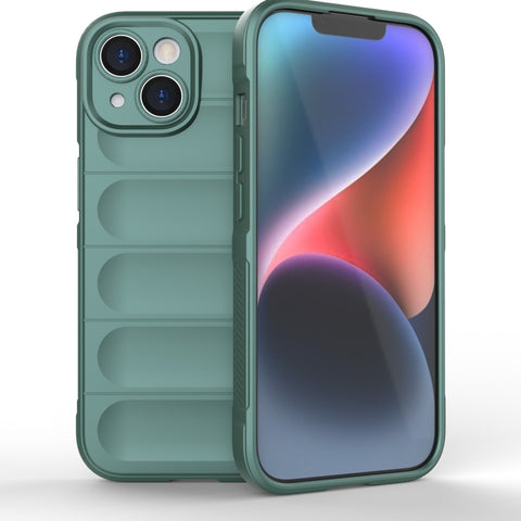 Magic Shield TPU + Flannel Phone Case, For iPhone 15