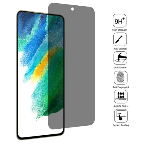 Flat Surface Privacy Tempered Glass Film, For Samsung Galaxy S21 FE 5G