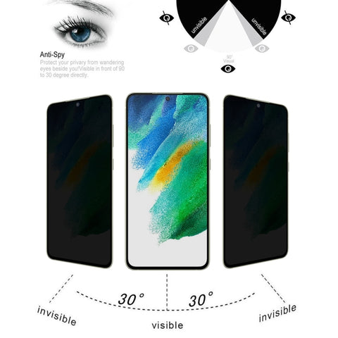 Flat Surface Privacy Tempered Glass Film, For Samsung Galaxy S21 FE 5G