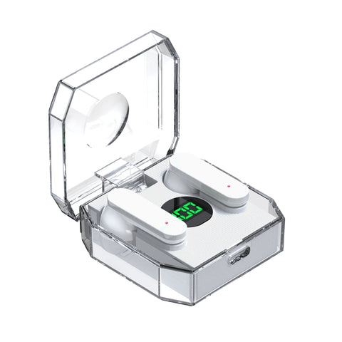 K30 Transparent Capsule Digital Display Touch Control Bluetooth Earphones, K30