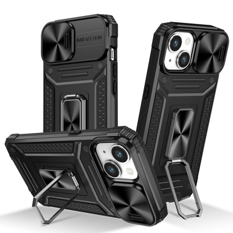 Camshield Robot TPU Hybrid PC Phone Case, For iPhone 15 Pro, For iPhone 15 Plus, For iPhone 15, For iPhone 14 Plus, For iPhone 14, For iPhone 14 Pro, For iPhone 14 Pro Max, For iPhone 13 Pro Max