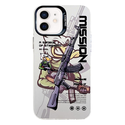 Electroplated Silver Series PC Protective Phone Case, For iPhone 12 Pro, For iPhone 11