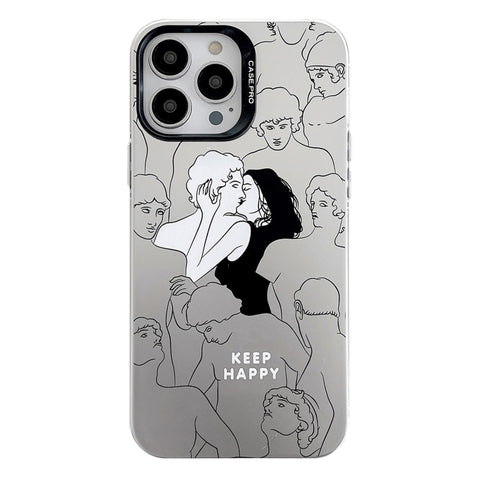 Electroplated Silver Series PC Protective Phone Case, For iPhone 12, For iPhone 12 Pro Max