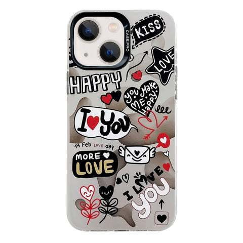 Electroplated Silver Series PC Protective Phone Case, For iPhone 15 Plus, For iPhone 15