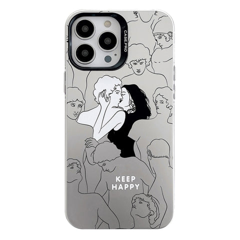 Electroplated Silver Series PC Protective Phone Case, For iPhone 15 Pro Max, For iPhone 15 Pro
