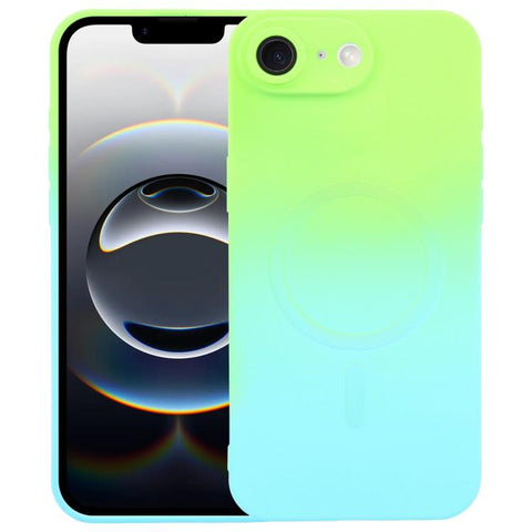Liquid TPU Silicone Gradient MagSafe Phone Case, For iPhone 17e / 16e, For iPhone 17 Pro Max, For iPhone 17 Pro, For iPhone 17, For iPhone Air, For iPhone 16 Pro Max, For iPhone 16 Pro, For iPhone 16 Plus
