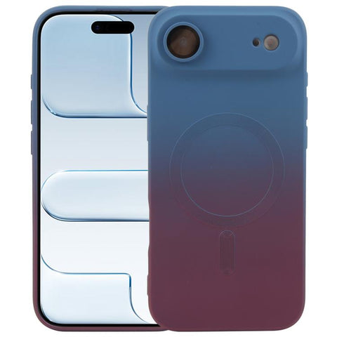 Liquid TPU Silicone Gradient MagSafe Phone Case, For iPhone 17e / 16e, For iPhone 17 Pro Max, For iPhone 17 Pro, For iPhone 17, For iPhone Air, For iPhone 16 Pro Max, For iPhone 16 Pro, For iPhone 16 Plus