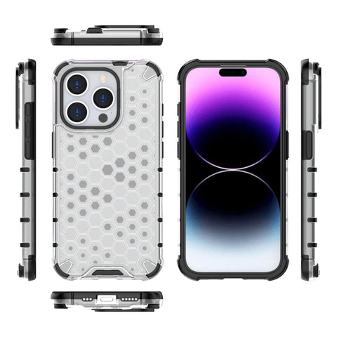 Honeycomb Shockproof Phone Case, For iPhone 15 Pro Max, For iPhone 15 Pro, For iPhone 15