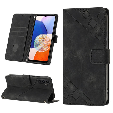 Skin-feel Embossed Leather Phone Case, For Samsung Galaxy S24 5G, For Samsung Galaxy A15, For Samsung Galaxy A05, For Samsung Galaxy A05s, For Samsung Galaxy A25 5G / A24, For Samsung Galaxy S23 FE 5G, For Samsung Galaxy M62