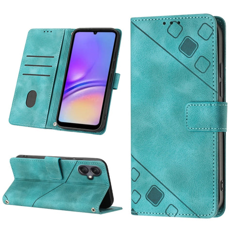 Skin-feel Embossed Leather Phone Case, For Samsung Galaxy S24 5G, For Samsung Galaxy A15, For Samsung Galaxy A05, For Samsung Galaxy A05s, For Samsung Galaxy A25 5G / A24, For Samsung Galaxy S23 FE 5G, For Samsung Galaxy M62