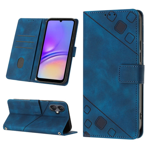 Skin-feel Embossed Leather Phone Case, For Samsung Galaxy S24 5G, For Samsung Galaxy A15, For Samsung Galaxy A05, For Samsung Galaxy A05s, For Samsung Galaxy A25 5G / A24, For Samsung Galaxy S23 FE 5G, For Samsung Galaxy M62