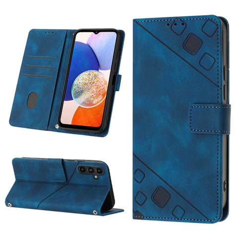 Skin-feel Embossed Leather Phone Case, For Samsung Galaxy S24 5G, For Samsung Galaxy A15, For Samsung Galaxy A05, For Samsung Galaxy A05s, For Samsung Galaxy A25 5G / A24, For Samsung Galaxy S23 FE 5G, For Samsung Galaxy M62