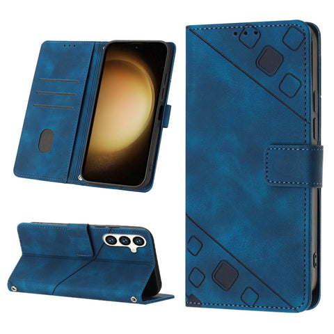 Skin-feel Embossed Leather Phone Case, For Samsung Galaxy S24 5G, For Samsung Galaxy A15, For Samsung Galaxy A05, For Samsung Galaxy A05s, For Samsung Galaxy A25 5G / A24, For Samsung Galaxy S23 FE 5G, For Samsung Galaxy M62