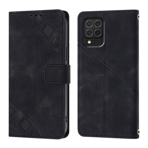 Skin-feel Embossed Leather Phone Case, For Samsung Galaxy S24 5G, For Samsung Galaxy A15, For Samsung Galaxy A05, For Samsung Galaxy A05s, For Samsung Galaxy A25 5G / A24, For Samsung Galaxy S23 FE 5G, For Samsung Galaxy M62
