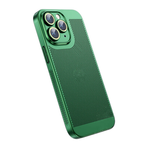 Ice Sense Heat Dissipation Electroplating PC Phone Case, For iPhone 11 Pro