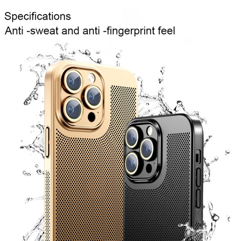 Ice Sense Heat Dissipation Electroplating PC Phone Case, For iPhone 11 Pro
