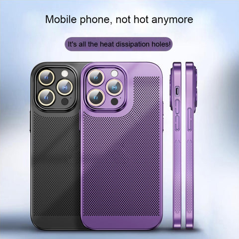 Ice Sense Heat Dissipation Electroplating PC Phone Case, For iPhone 14 Plus, For iPhone 14, For iPhone 14 Pro, For iPhone 14 Pro Max, For iPhone 13 Pro Max, For iPhone 13 Pro