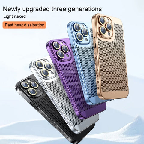 Ice Sense Heat Dissipation Electroplating PC Phone Case, For iPhone 11 Pro