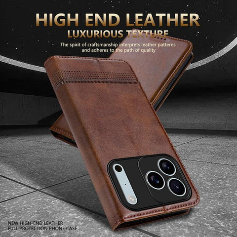 AZNS Magnetic Calf Texture Flip Leather Phone Case, For iPhone 18 Pro, For iPhone 18 Pro Max, For iPhone 17e / 16e, For iPhone 17 Pro Max, For iPhone 17 Pro, For iPhone 17, For iPhone Air, For iPhone 16 Pro Max