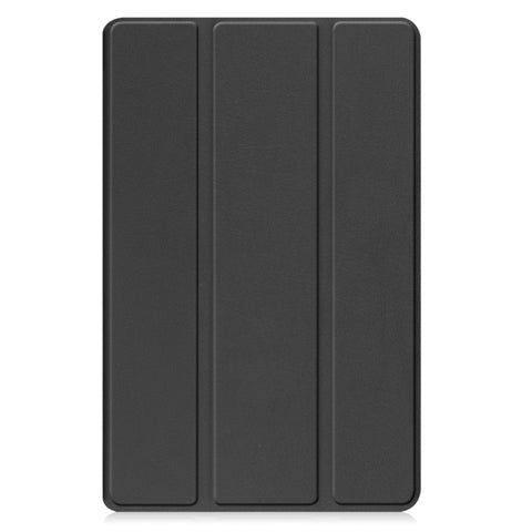 Custer Pure Color 3-Fold Holder Leather Tablet Case, For Samsung Galaxy Tab A9 / Tab A11