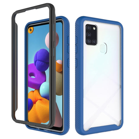 Starry Sky Solid Color Series Shockproof PC + TPU Protective Case, For Samsung Galaxy A21s