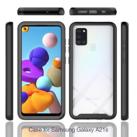 Starry Sky Solid Color Series Shockproof PC + TPU Protective Case, For Samsung Galaxy A21s