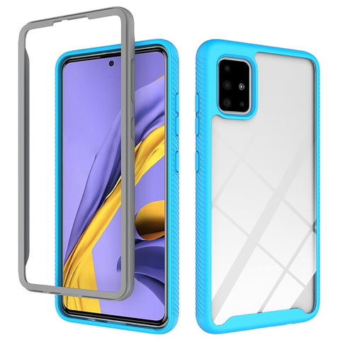 Starry Sky Solid Color Series Shockproof PC + TPU Protective Case, For Samsung Galaxy A51 5G, For Samsung Galaxy A71 5G