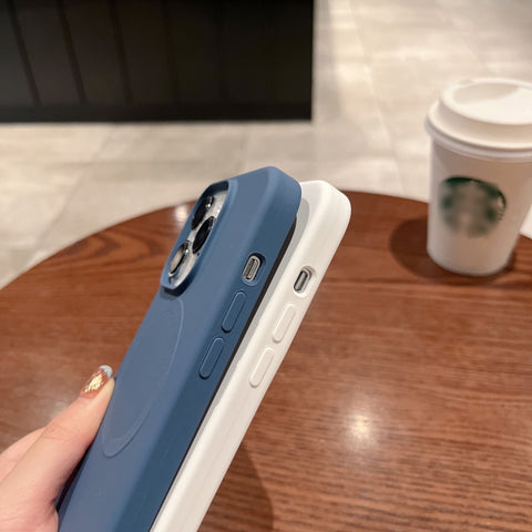 Magsafe Magnetic Silicone Phone Case, For iPhone 16 Pro Max, For iPhone 16 Pro, For iPhone 16 Plus, For iPhone 16, For iPhone 15 Pro Max, For iPhone 15 Pro, For iPhone 15 Plus, For iPhone 15
